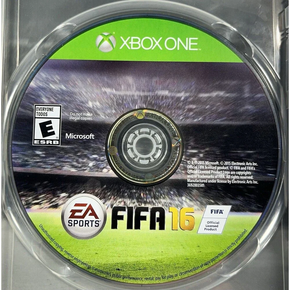 Fifa 16 Xbox One Special Steel Book Cover Disc, Inserts & Case Tested
